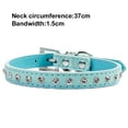thumbnail image 2 of Wide and thick leather rivet dog collar. Suitable for 14 to 17 neck, medium variety., 2 of 5