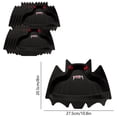thumbnail image 3 of Halloween Bat Shaped Disposable Paper Plates, Cute Vampire Bat Cutout Party Plates, 10pc, 3 of 6