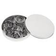 thumbnail image 1 of 1 juego de moldes de acero inoxidable para hornear galletas y dulces (plateados), 1 of 8