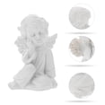 thumbnail image 2 of EeaseMX Figura de ángel blanco, adorable querubín, ángel decorativo, estatua, escultura de ángel de resina, 2 of 7