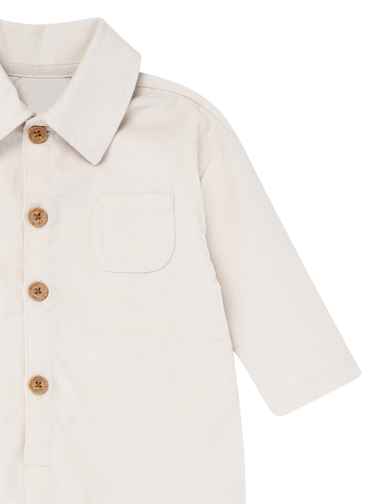 Modern Moments by Gerber Baby Boy Oversized Romper, Sizes 0/3 Months - 24 Months