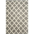 thumbnail image 6 of SAFAVIEH Dallas Jerrie Geometric Shag Area Rug, Grey/Ivory, 8'6" x 12', 6 of 11