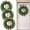 Red, variant on HaCpiu 3Pcs 24Inch Christmas Norfolk Pine Wreath, Artificial Real Touch Norfolk Wreath, Winter Farmhouse Greenery Decoration with Ribbon Bow, for Front Door Xmas Indoor Outdoor Home Decoration