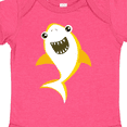 thumbnail image 4 of Inktastic Cute Shark, Little Shark, Yellow Shark Boys or Girls Baby Bodysuit, 4 of 5