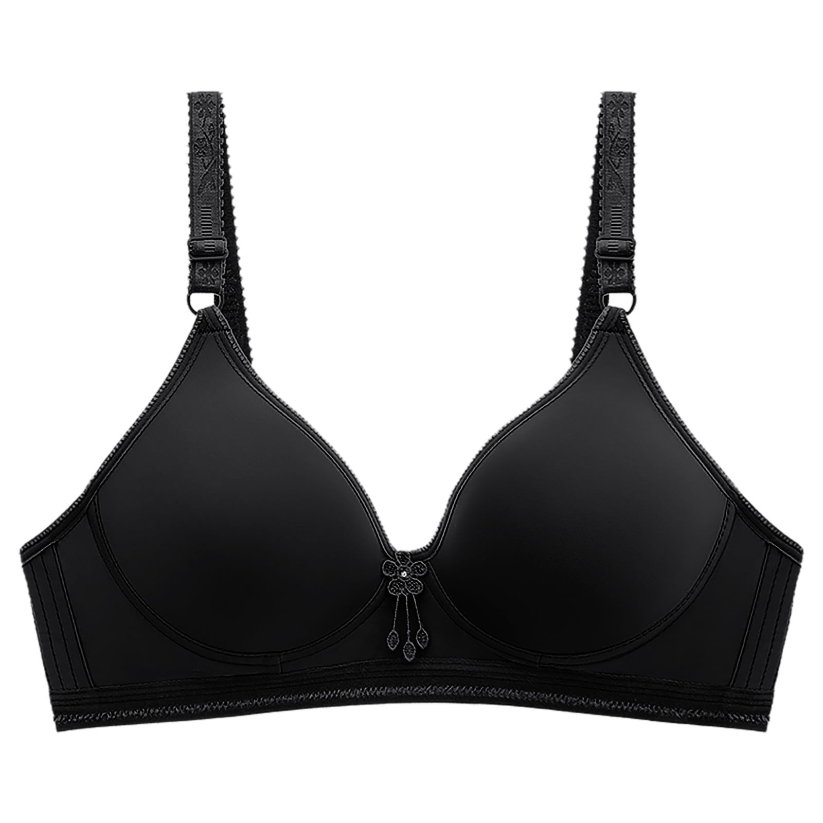 Daisy Cotton Bra for Seniors, Bras Front Snaps Seniors, Charm Daisy Bra for  Full Strong Support No Underwire Plus, Black, 4X-Large : :  Clothing, Shoes & Accessories