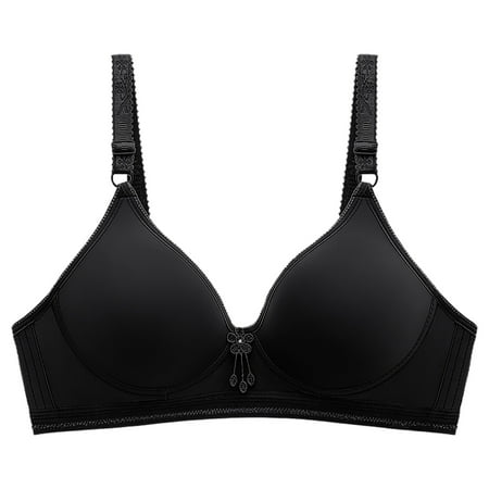 Fesfesfes Bras for Women Wireless Ladies Color Comfortable Bra Underwear