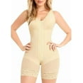 thumbnail image 4 of Fajas Colombianas Shapewear for Women Tummy Control Post Surgery Full Body Shaper Butt Lifter with Zipper Crotch, 4 of 8