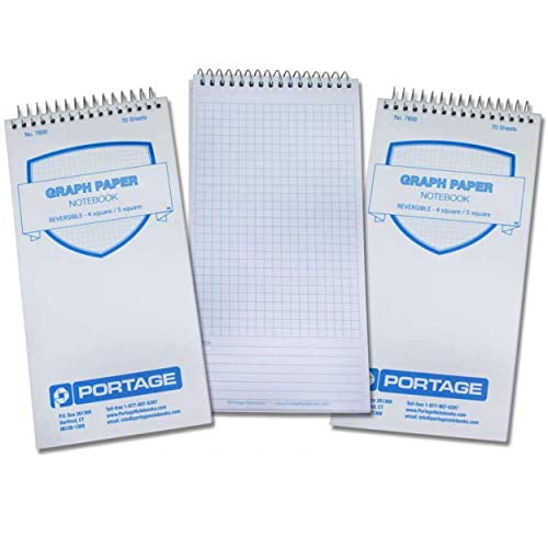 Graph Paper Notebook 8 x 4 Reversible 4/5 Square 12 Pack Graph Paper Notebook 8 x 4 Reversible 4/5 Square 12 Pack