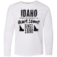 thumbnail image 3 of Inktastic Idaho Awesome Since 1890 Long Sleeve Youth T-Shirt, 3 of 5