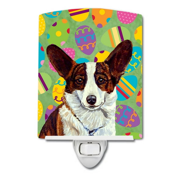 Corgi Easter Eggtravaganza Ceramic Night Light