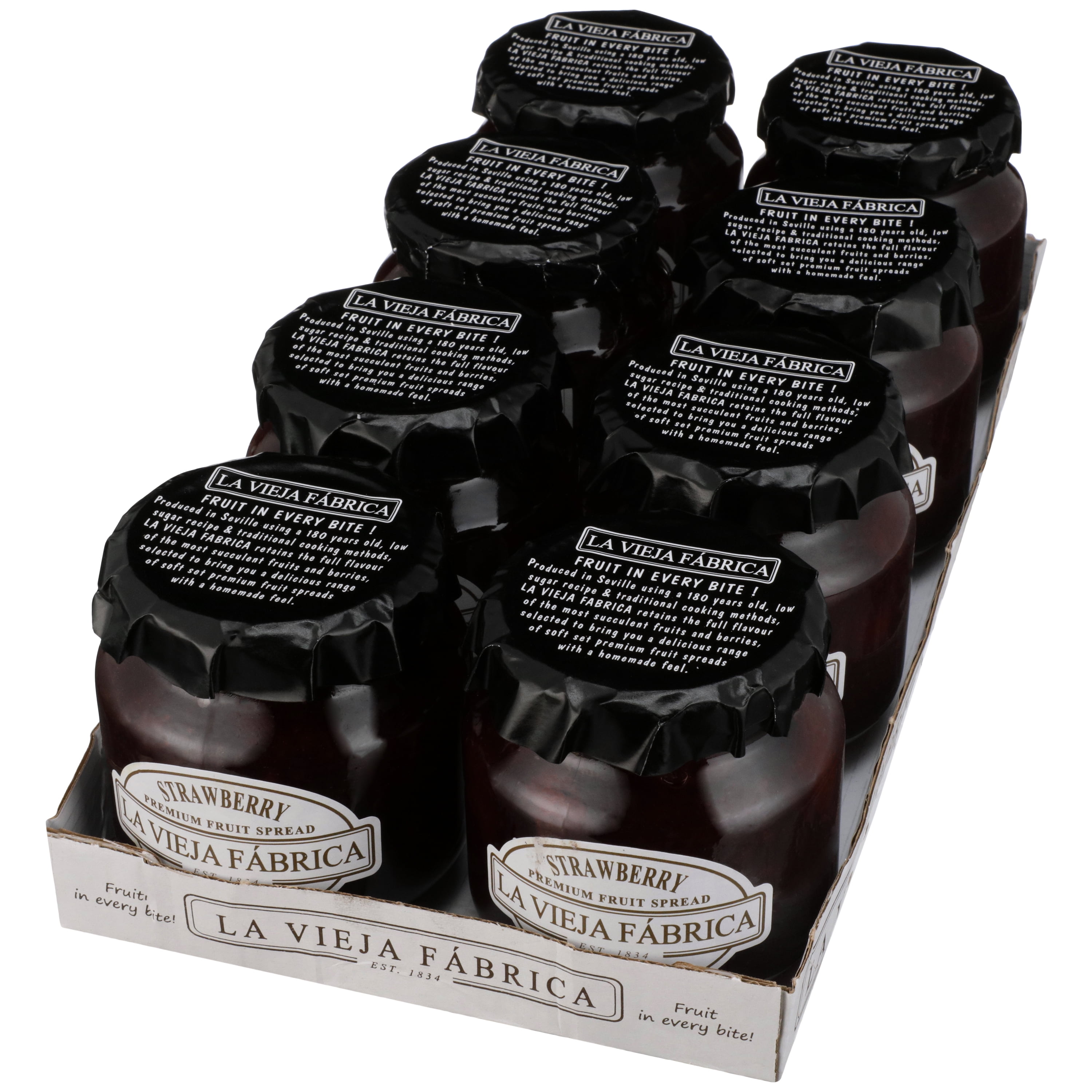 LaVieja Fabrica Premium Strawberry Fruit Spread 8pk case (9.9 oz each)