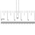 thumbnail image 4 of 14K White Gold 1.0 Cttw Round Brilliant-Cut Diamond Modern Bezel-Set Solitaire Adjustable 16"-18" Pendant Necklace (G-H Color, SI1-SI2 Clarity), 4 of 6