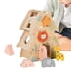 thumbnail image 1 of Casa clasificadora de formas, juguete que empareja, cubo de actividades de aprendizaje temprano, juguete interactivo de percepción de color, forma de, 1 of 10