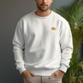 thumbnail image 6 of Men's 100% Cotton Crew Neck Pullover Sweatshirt - Grimace Pumpkin, 6 of 15