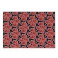 thumbnail image 1 of Floral Cutting Board, Romantic Roses for Lovers Valentines Shabby Perennial Flower Buds Pattern, Decorative Tempered Glass Cutting and Serving Board, Small Size, Dark Coral Dark Blue, by Ambesonne, 1 of 1