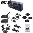 thumbnail image 2 of EJEAS V6 Pro Two motocicleta bluetooth walkie-talkie auricular 1200m casco bluetooth 5.1 walkie-talkie Audifonos Lankey Intercomunicador Bluetooth Interfono, 2 of 7