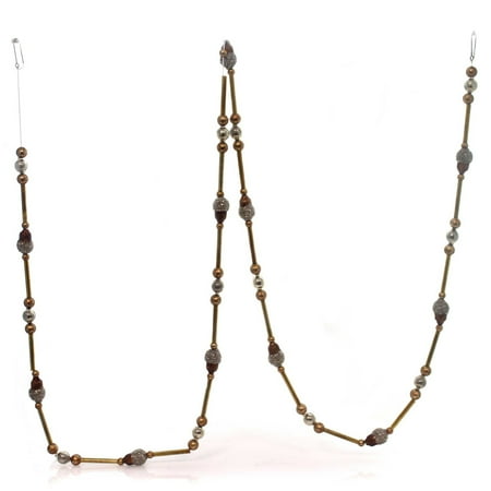 Fall Acorn Glass Bead Garland Glass Thanksgiving Lg4356