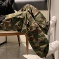 thumbnail image 6 of Joernso Men Cargo Pants Camouflage Drawstring Elastic Waist Wide Leg Autumn Vintage Jogging Trousers Streetwear, 6 of 7