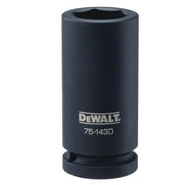 DEWALT DWMT75143OSP Metric Deep Impact Socket, 6-Point, 3/4-In. Drive, 26mm - Quantity 1