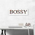 thumbnail image 2 of ARTCANVAS BOSSY Girls Room Decor Canvas Art Print - Size: 36" x 12" (1.50" Deep), 2 of 9
