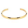 thumbnail image 4 of Bracelet Classique en Acier Titane Mode 18K Ouverture en Forme de C, 1 Ensemble de 4 Pcs, 4 of 5