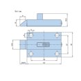 thumbnail image 4 of 50mm 2" Length Metal Spring Loaded Barrel Bolt Door Latch Lock Silver Tone, 4 of 4