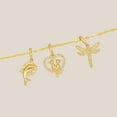 thumbnail image 3 of Anygolds 14K Real Solid Gold Dragonfly CZ Pendant Charm for Chain Necklace&nbsp;, 3 of 7