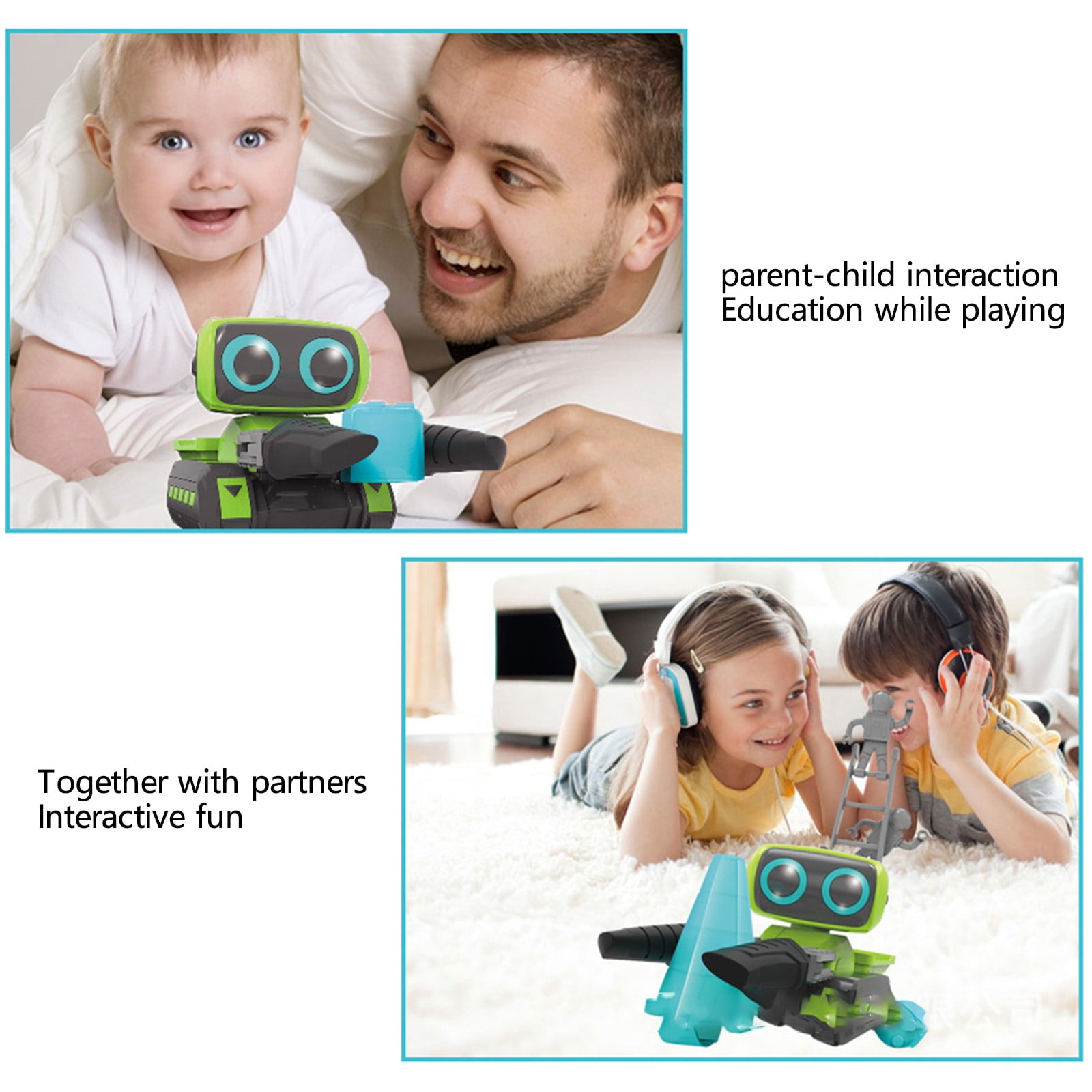 LanChuBo Intelligent Programming Remote Control Robot Toy 1* Engineering Clamp Car, 1* Remote Control, 2* Plastic Block, 1* Manual, 1* Basket