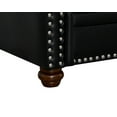 thumbnail image 6 of 2 Pieces Classic Faux Leather Sofa, 5 Seaters Upholstered Couch Set with Nailhead Trim and Removable Cushions for Living Room Office Apartment, 6 of 11