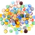 thumbnail image 2 of 100pcs Mini Glass Gems Mixed Colour Mancala Stones Flat Bottom Marble Beads, 2 of 6