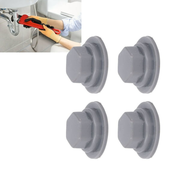 Hex Screw Bolt Covers Waterproof Dustproof Silicone Hex Screw Head Protector 50PCS Hexagonal Screw Protective Caps for Machinery Furniture Vehicles