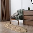 thumbnail image 4 of Natural Milan Sheepskin Double Rug | Vole | 2'x6', 4 of 7