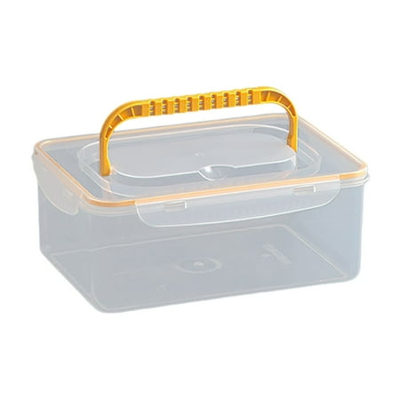 Tool Box Large Capacity Plastic Thickening Wear-Resistant Multifunctional Portable Hardware Storage Tool Box
