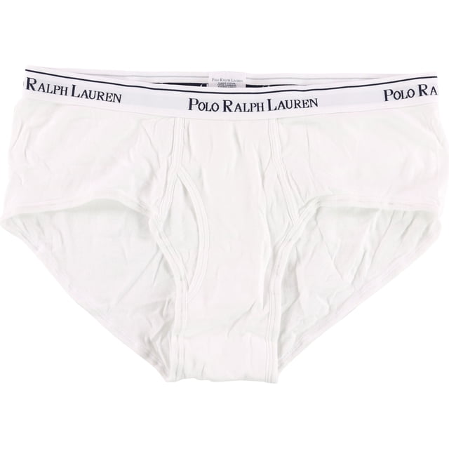 Ralph Lauren - Calzoncillos de tiro bajo para hombre (4 unidades), color blanco, extragrande Ralph Lauren Bragas