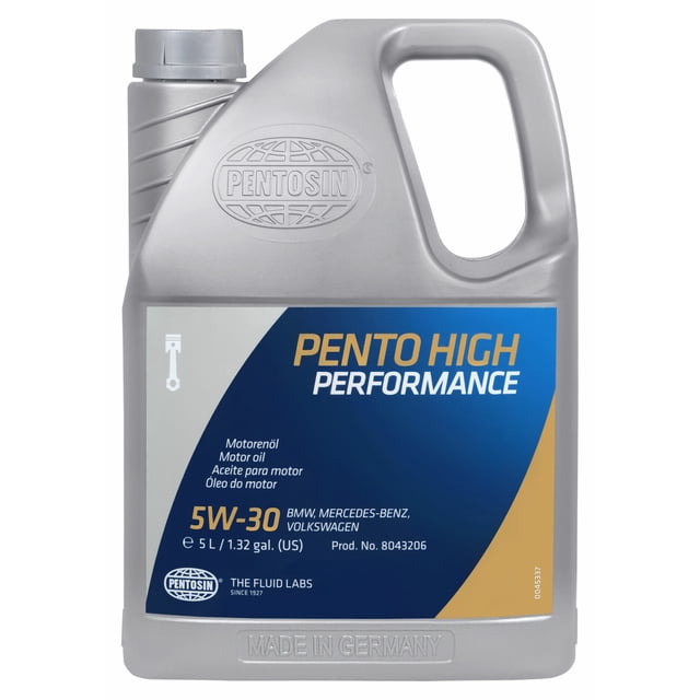 Aceite De Motor Jetta 2005 A 2014 Volkswagen L5 2.5L Alemán Sintético High Performance 5 Lts 5W30 PENTOSIN .