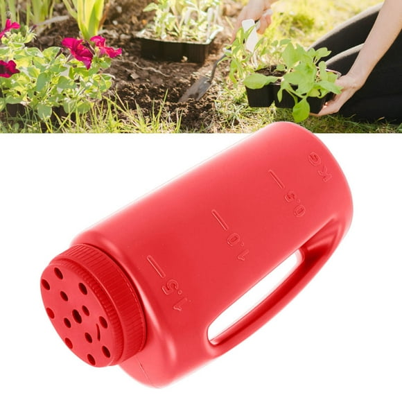 Hand Held Spreader, Handheld Fertilizer Spreader, Handheld Shaker for Lawn Seeds, Ice Melt Salt, Calcium, Deicer, Thick Plastic Material, for Garden, Backyard