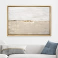 thumbnail image 2 of wall26 Framed Canvas Print Wall Art Pastel Tan Gray Duotone Landscape Abstract Shapes Illustrations Minimal Decorative Contemporary Multicolor for Living Room, Bedroom, Office - 16"x24" Nat, 2 of 7