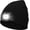 Black, variant on Beanie Hat with Light Winter Knit Lighted Headlight Hats USB Rechargeable
