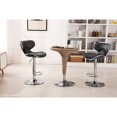 thumbnail image 4 of Faux Leather Upholstery / Indoor and Outdoor Decor / Adjustable Height Stools, 4 of 4