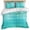 Green, variant on 3 Piece Blue Coastal Duvet Cover Set Twin Size, Microfiber Comforter/Quilt Cover with Corner Ties and 2 Pillowcases, Summer Beach Ocean Seawater Nautical All Season Soft Bedding with Zipper Closure