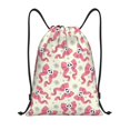 thumbnail image 1 of Gaeub Bow With Sugar Skull Drawstring Backpack Bag Sport Gym Sackpack Heavy Duty String Backpack for Men Women-Medium, 1 of 6