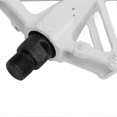 thumbnail image 3 of Pédales de vélo antidérapantes et légères en alliage d'aluminium pour VTT, blanches, 3 of 4