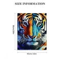 thumbnail image 3 of Autua Tigers Colorful Fauvism Print On Canvas Wall Decor 24x36 16x20 in, 3 of 5