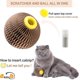 thumbnail image 4 of Juguete de bola de hierba gatera - Bola rascadora recargable para gatos - El fiel compañero de juegos de Kitty - Ayuda a reducir la obesidad y la soledad - Marrón, 4 of 5