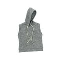 thumbnail image 5 of 1/12 Men Sleeveless Hoodie Retro Costume for 6" Male Action Figures Dress, 5 of 8