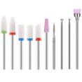 thumbnail image 1 of 10 brocas para uñas acrílicas - Juego de brocas para uñas de cerámica 3/32 Brocas profesionales para uñas Removedor de cutículas Manicura Pedicura, 1 of 5