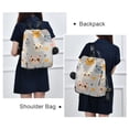 thumbnail image 4 of FORMRS Women's Travel Backpack Purse Anti-Theft Hidden Pockets Casual Shoulder Bag, Cute Cartoon Cat, 4 of 7