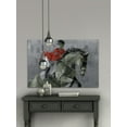 thumbnail image 6 of Parvez Taj "Equestrian Trick Riding" Painting Print on Wrapped Canvas, 6 of 7