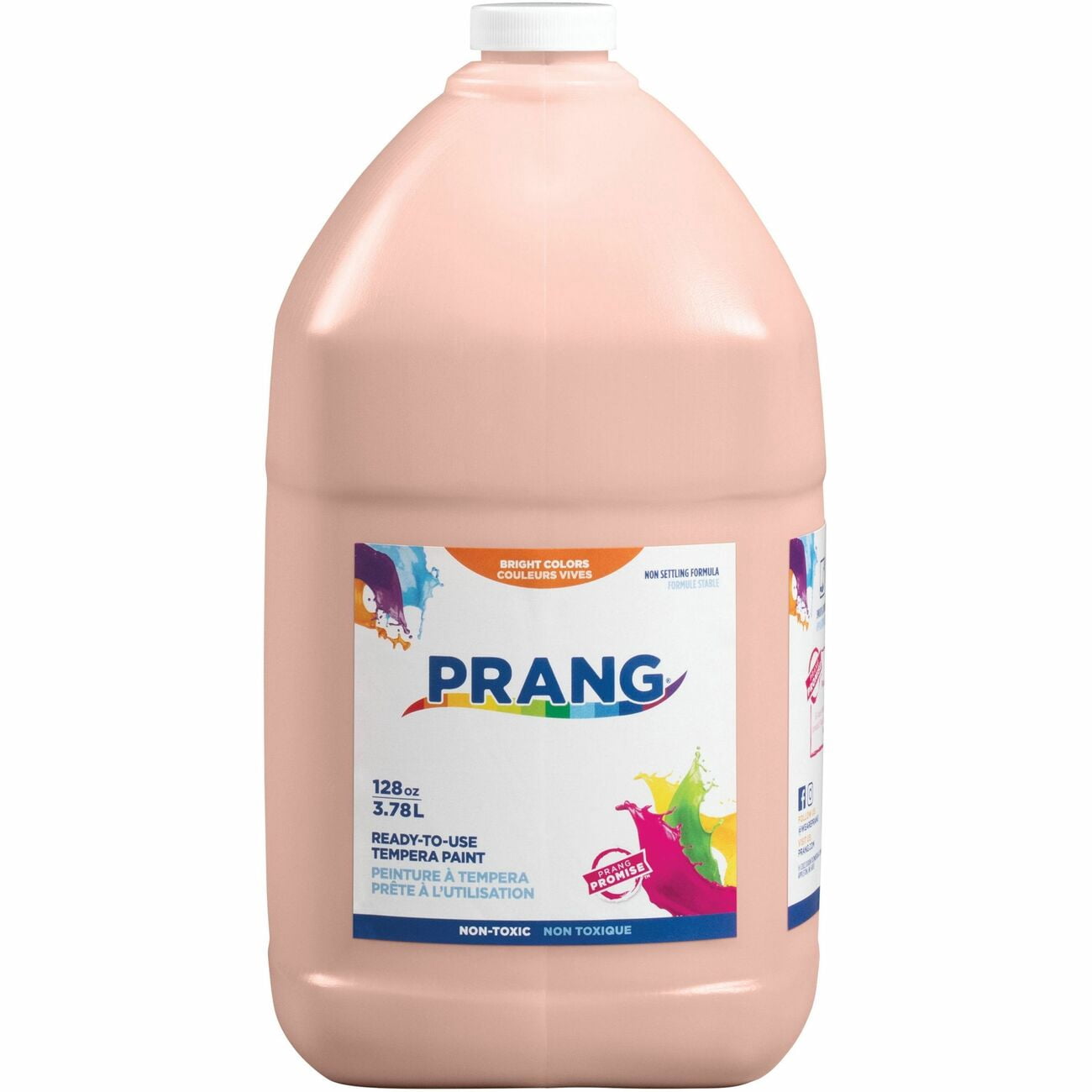 Prang Ready-to-Use Tempera Paint, 128 oz., Peach