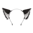 thumbnail image 4 of Diadema con orejas de y gato, aro para el pelo, Cosplay de Anime, , Adorable, ligero, para fiesta de cumpleaños, Halloween, niñas, adultos , negro Yinane Diadema con orejas de gato, 4 of 8